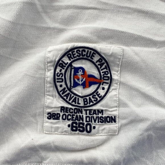 Polo Ralph Lauren Mens Rugby Polo Shirt 2XLT Colorblock Short Sleeve Quarter Zip - Picture 7 of 14